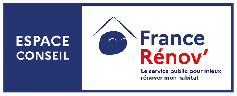 Logo de l'espace conseil France rénov'