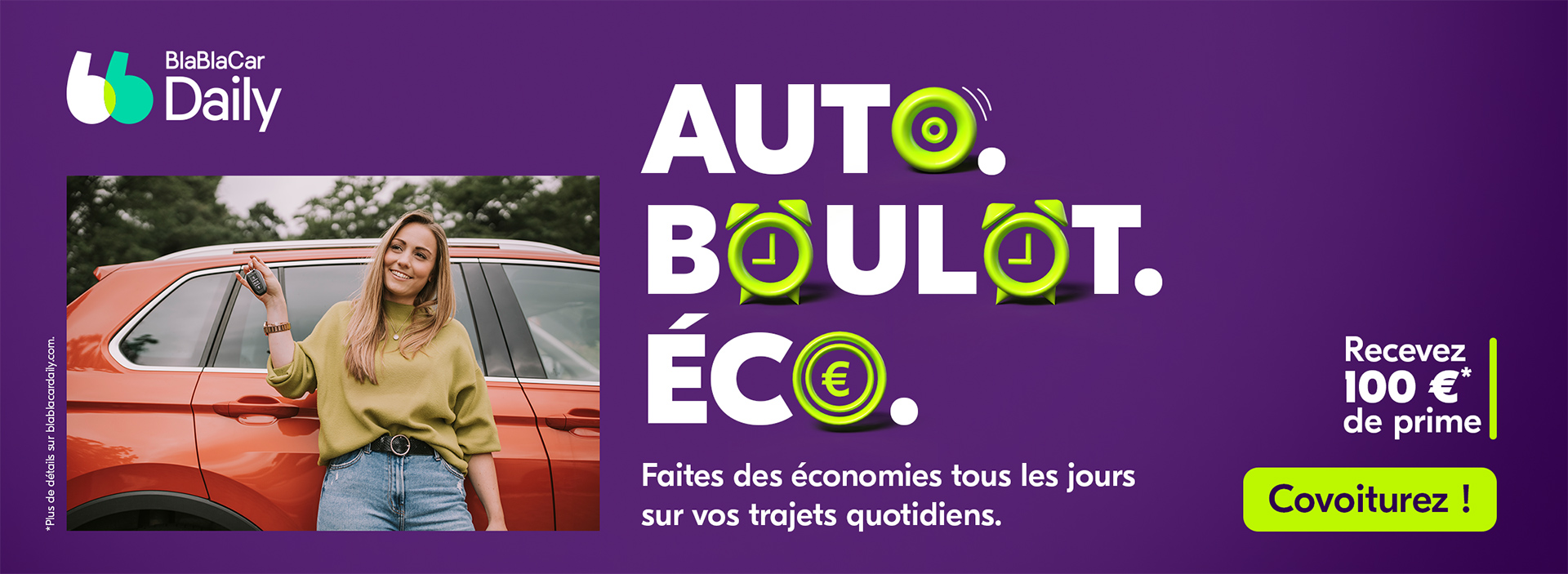 Bannière Blablacar daily
