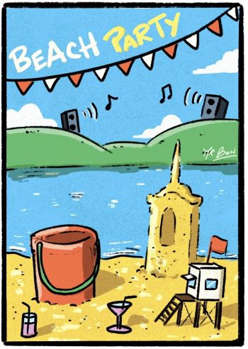 La beach party 2025 à la base nautique de Colmar-Houssen